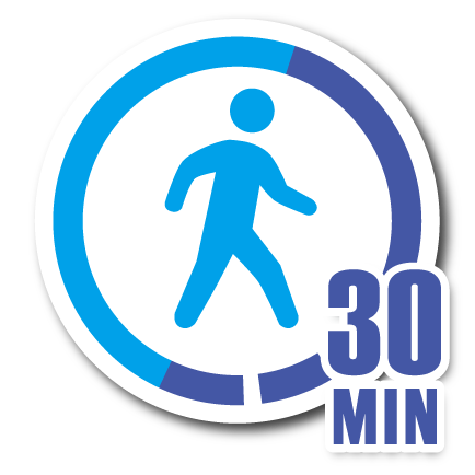 30min walk